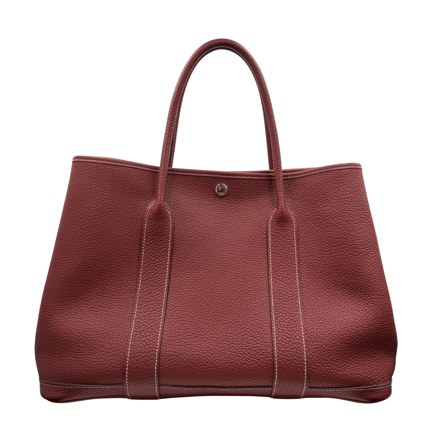 Hermès Negonda Leather Garden Party 36 Rouge H