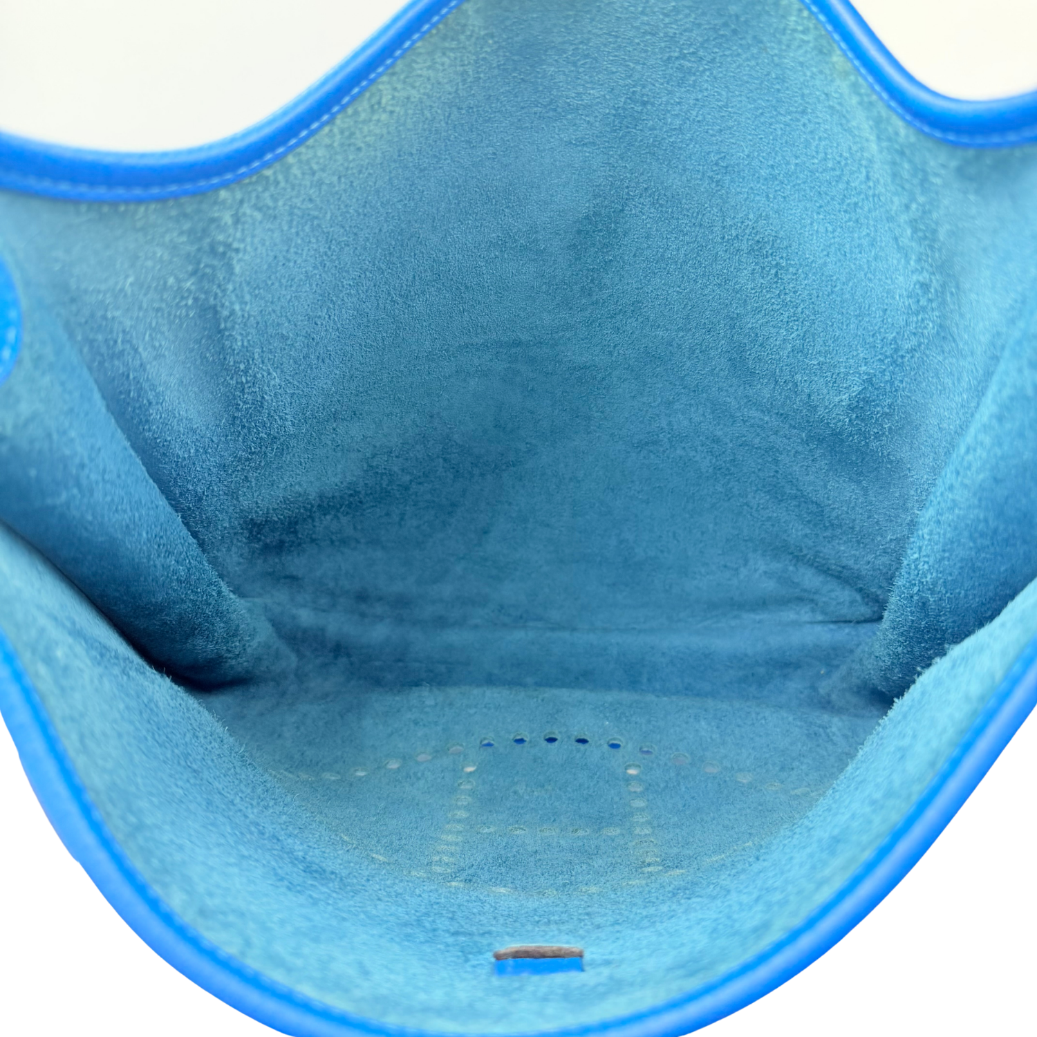 Hermès Taurillion Clemence Evelyne GM III 33 Blue Hydra