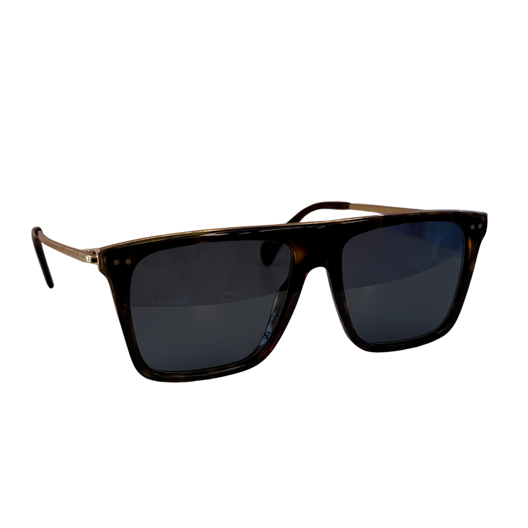 Celine Tortoiseshell Sunglasses with Gold Inlay