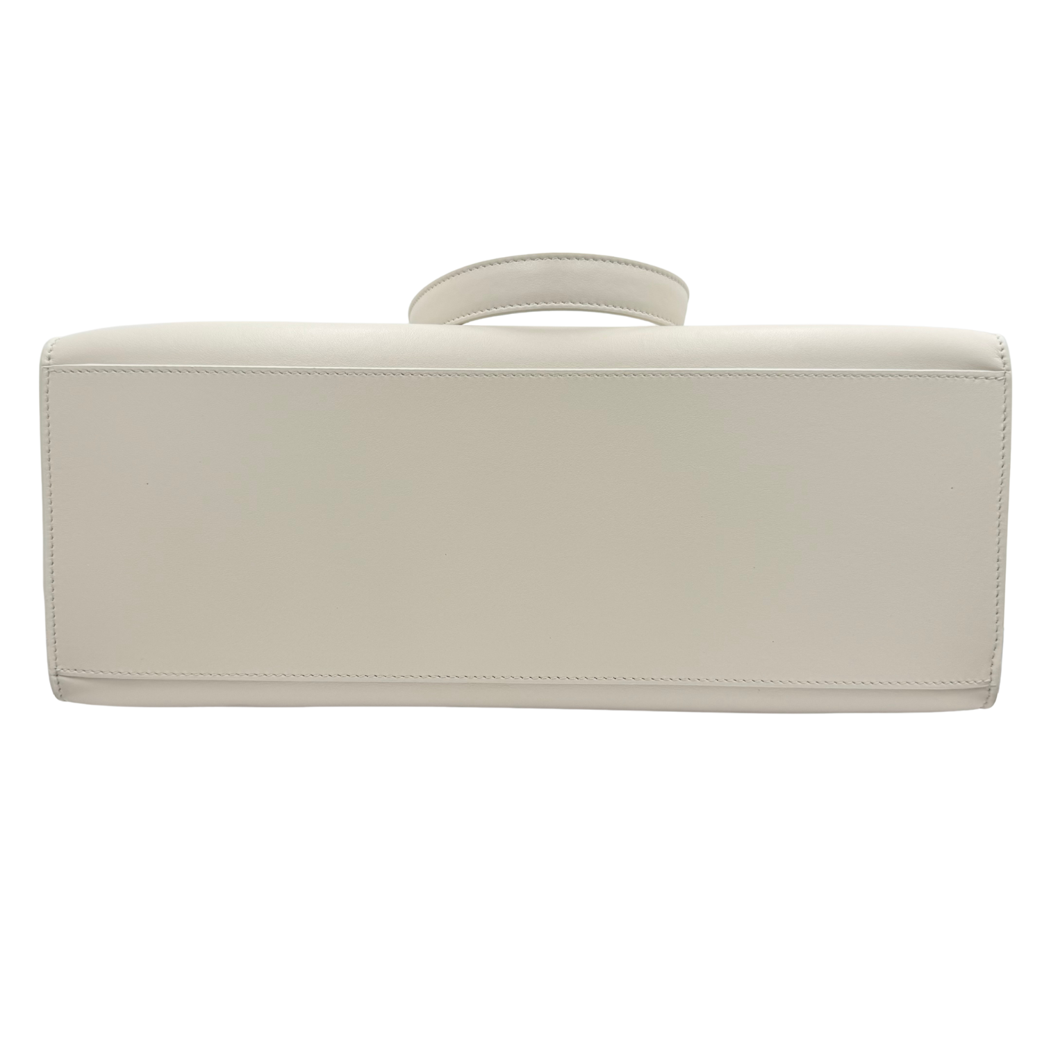 Celine Medium Leather Cabas 16 Light Grey