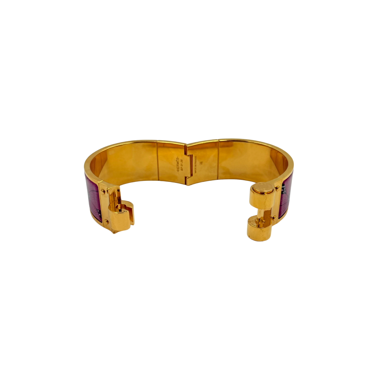 Enamel Printed Charniere Baobab Cat Bracelet