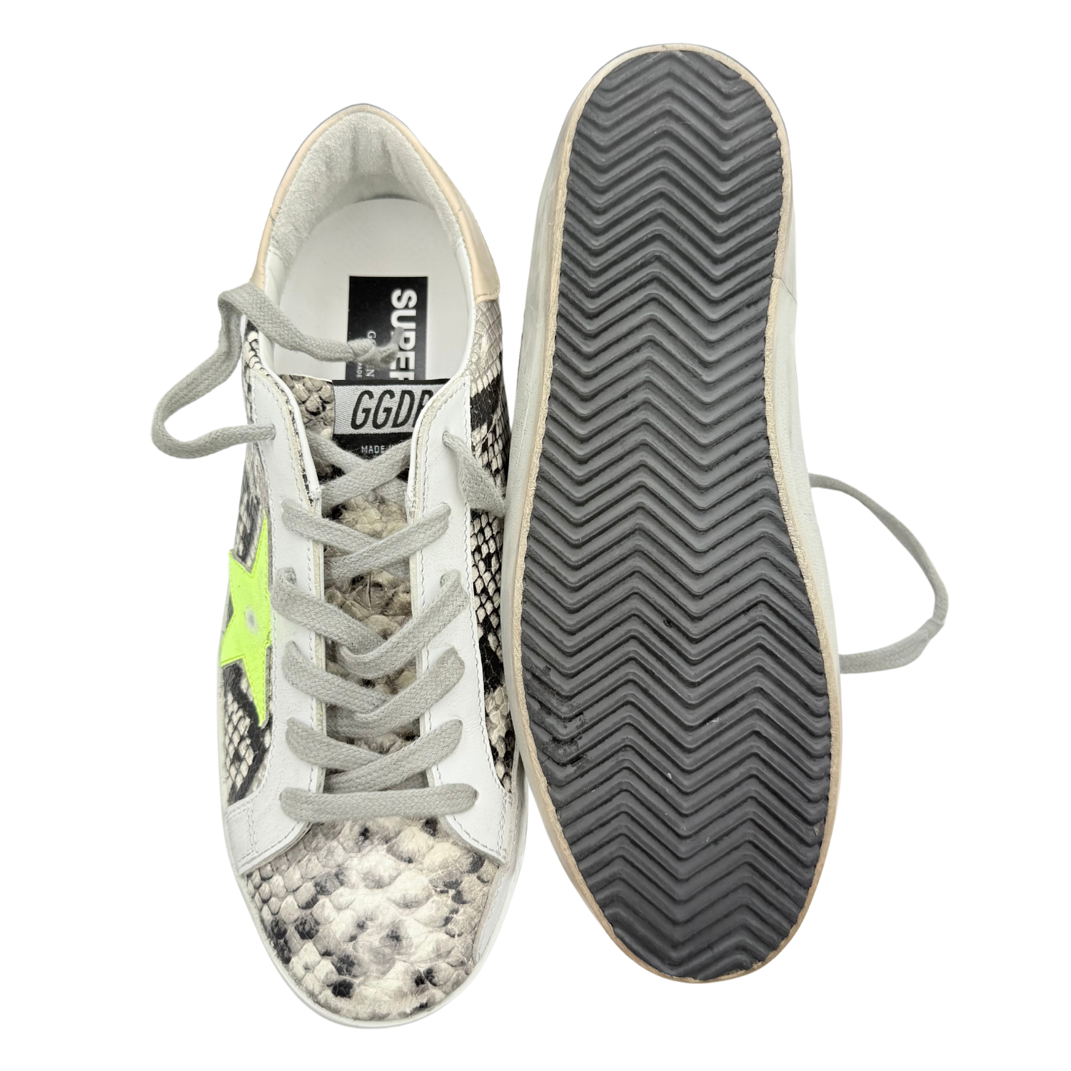 Golden Goose Superstar Snakeskin Sneakers
