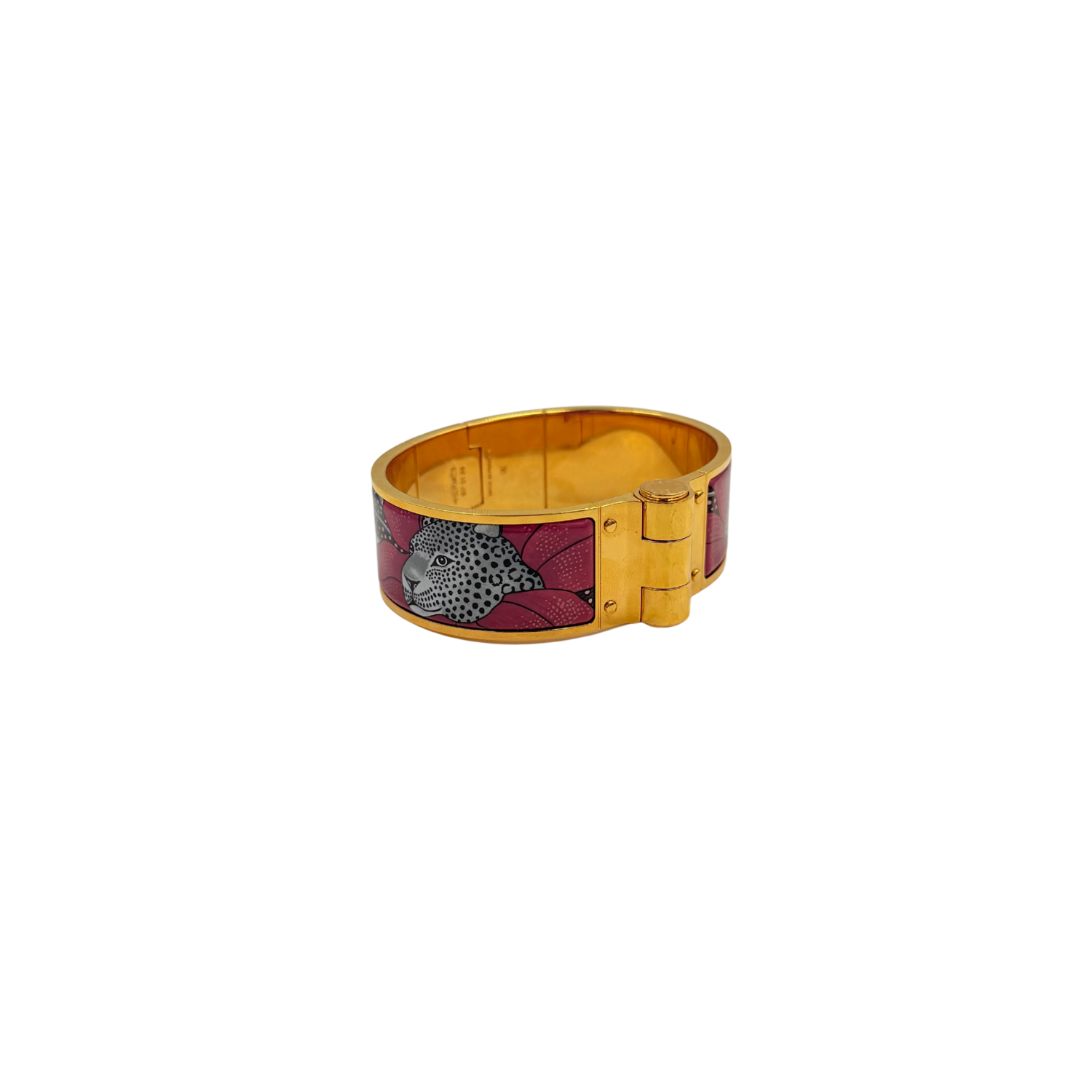 Enamel Printed Charniere Baobab Cat Bracelet