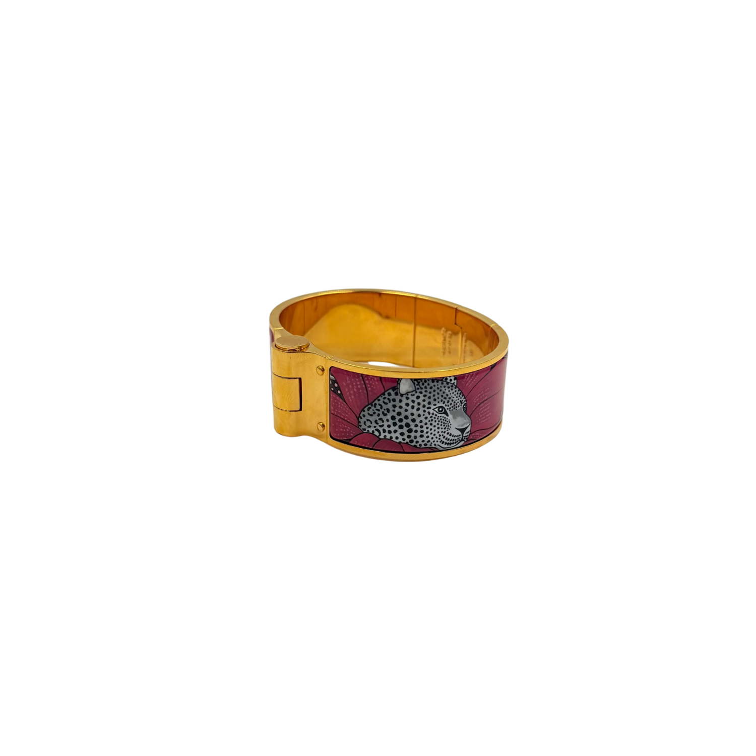Enamel Printed Charniere Baobab Cat Bracelet