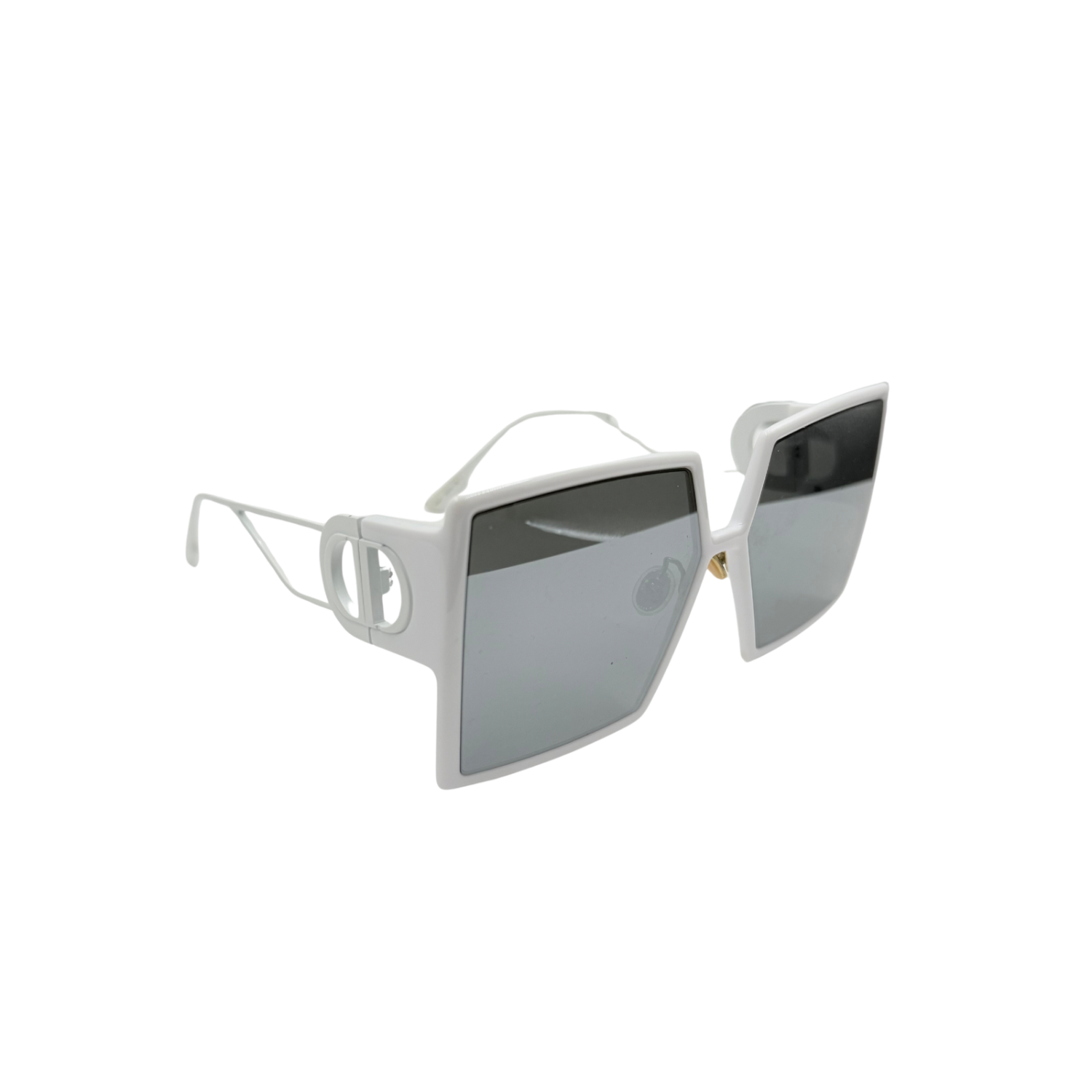 Christian Dior Square 30 Montaigne Sunglasses White