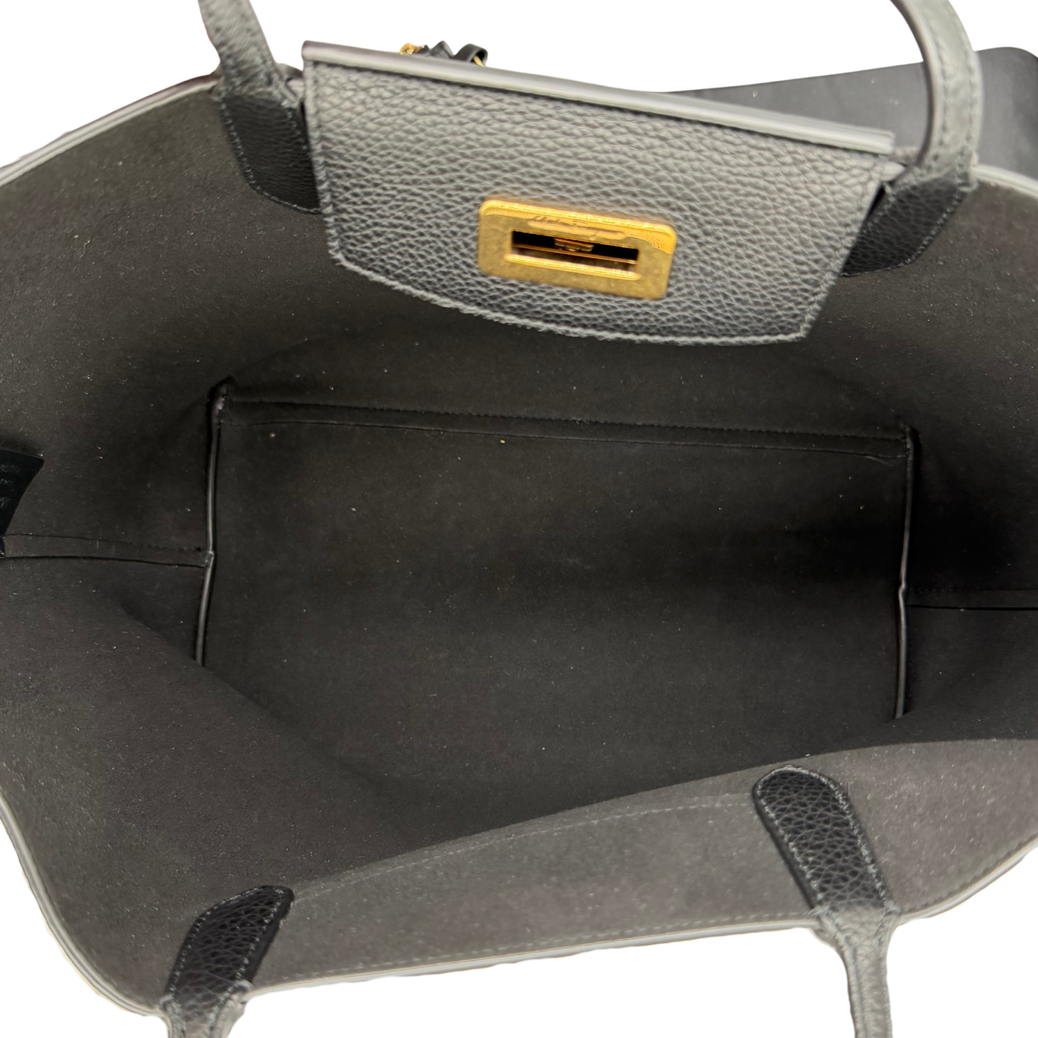 Salvatore Ferragamo Leather Shoulder Bag Black