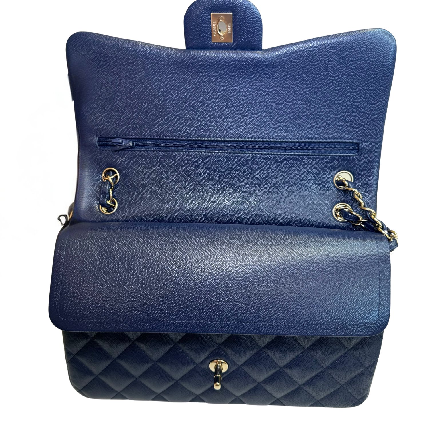 Chanel Jumbo Double Flap Classic Navy