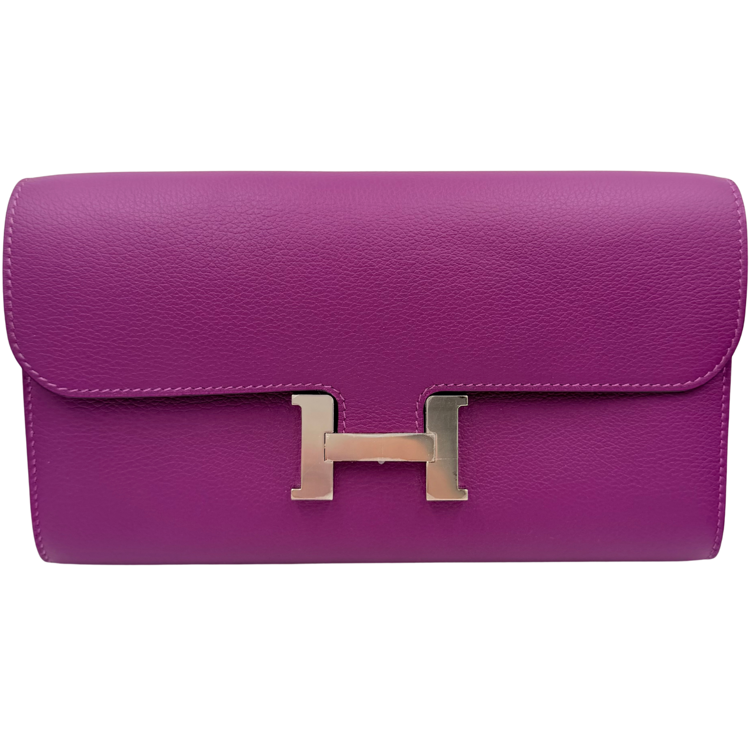 Hermès Evercolor Constance Wallet To Go Anemone