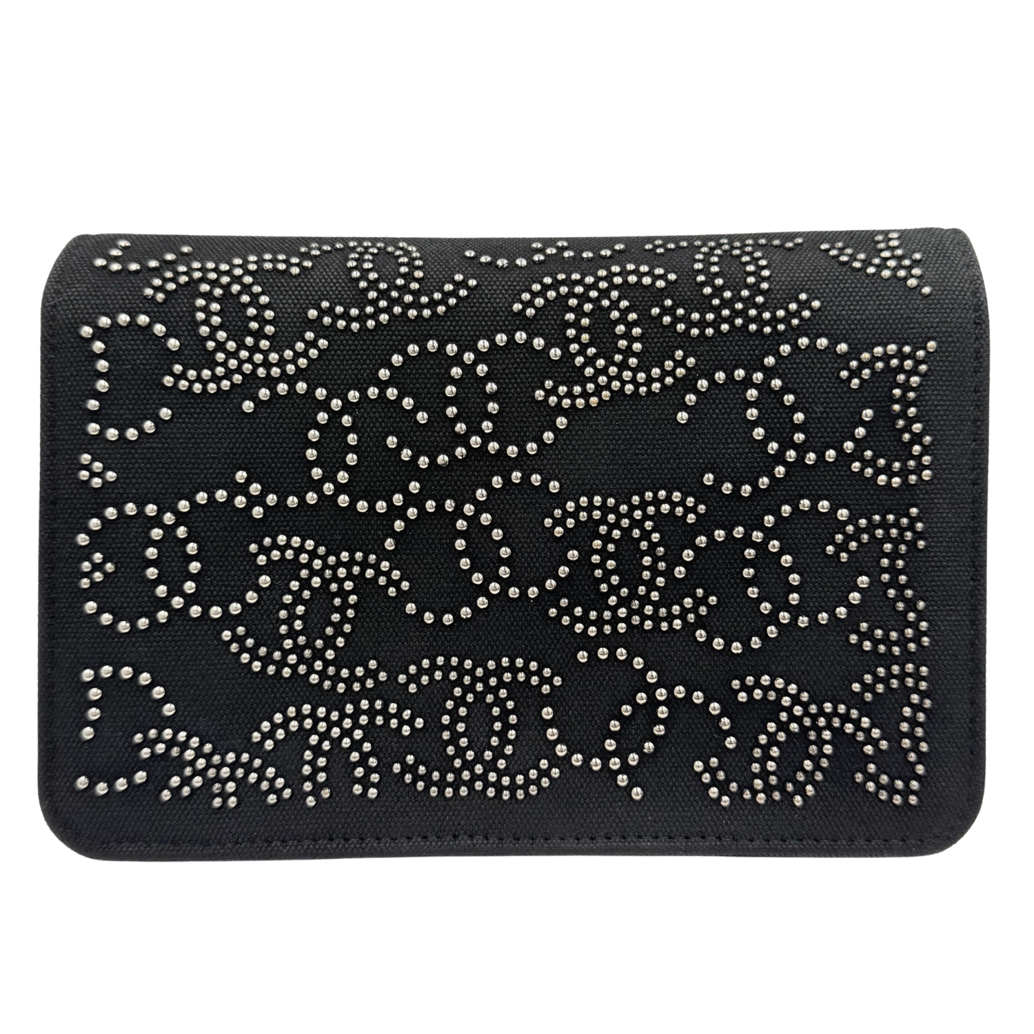 Chanel Paris-Shanghai Studded Wallet On Chain Black