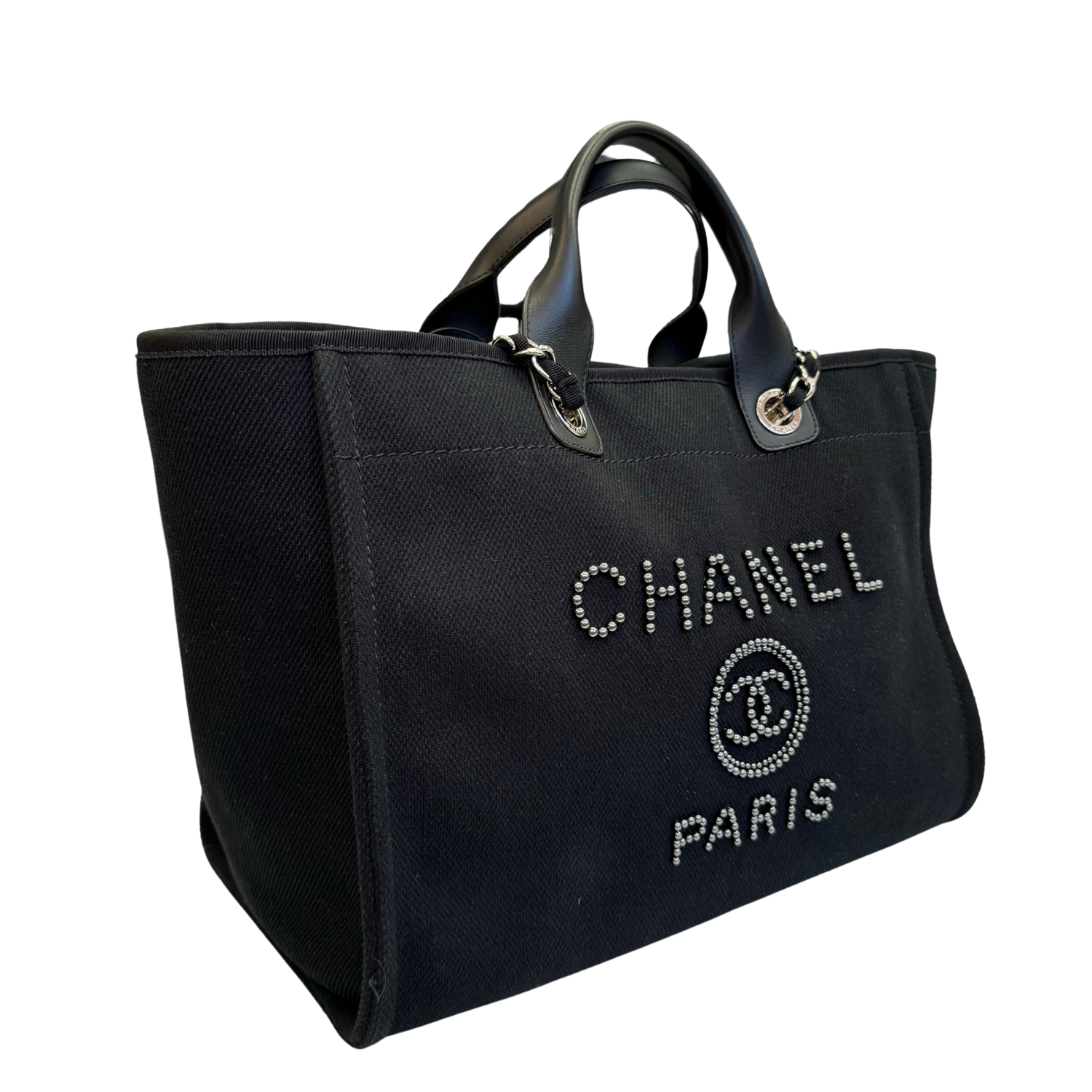 Chanel Deauville Tote Black