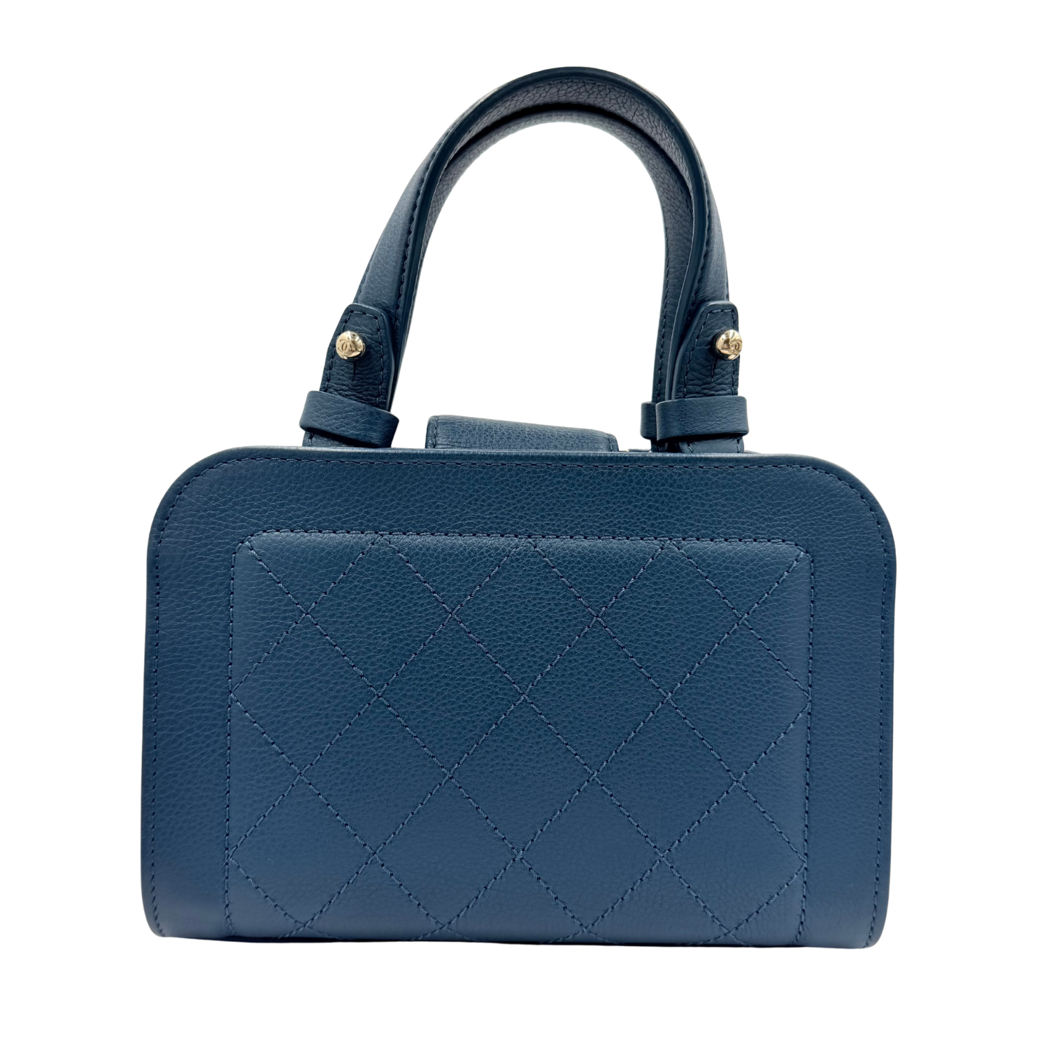 Chanel Mini Label Click Shopper Bag Blue
