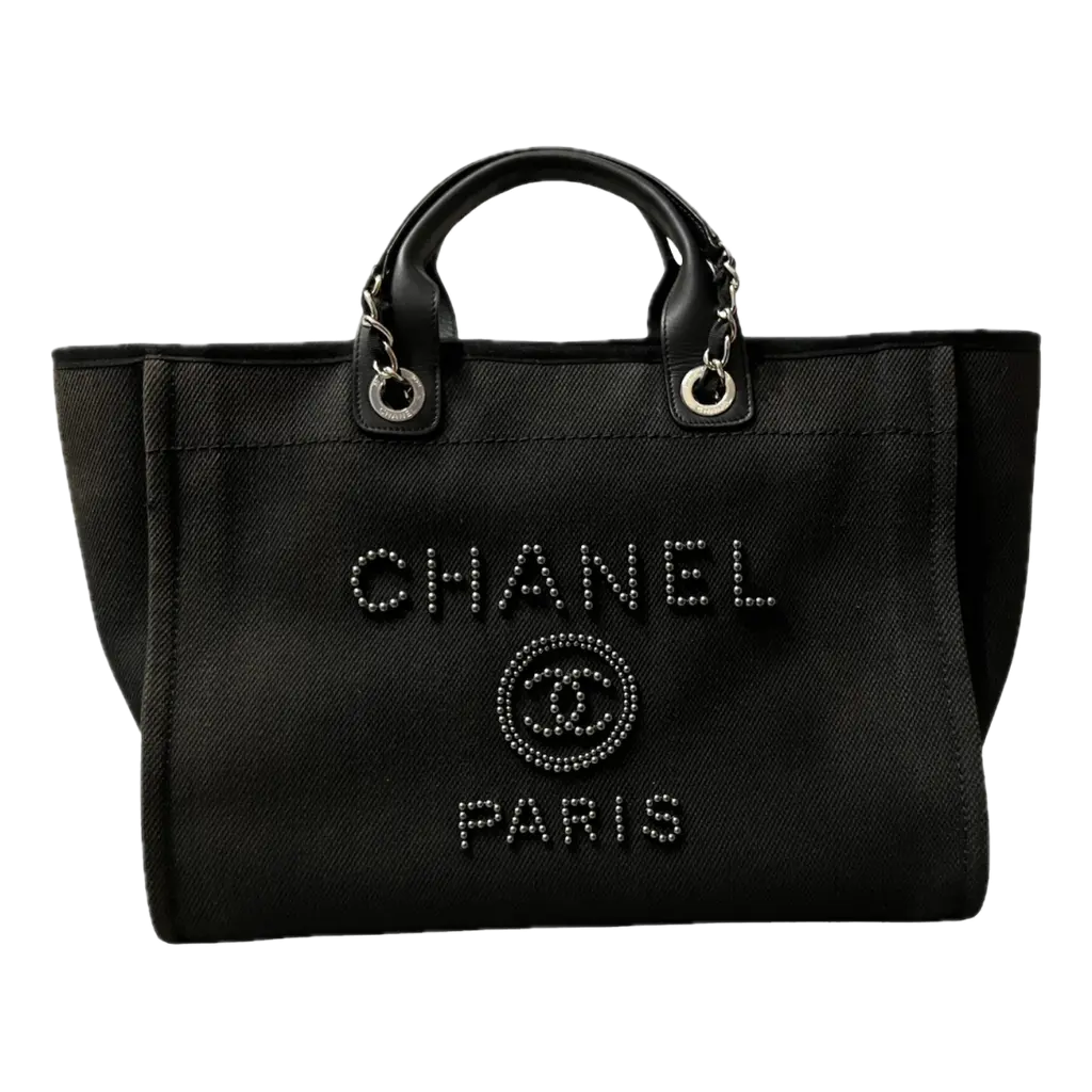 Chanel Deauville Tote Black