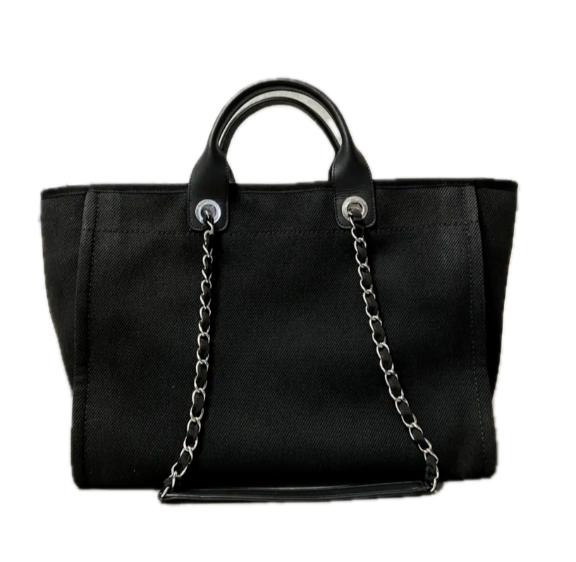 Chanel Deauville Tote Black