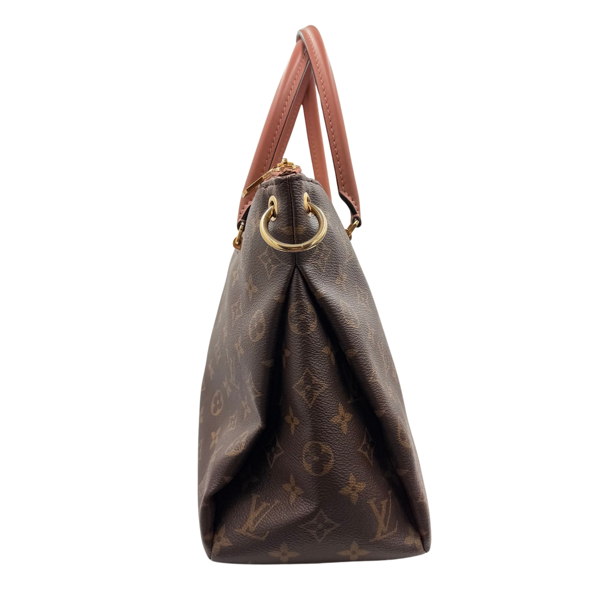 Louis Vuitton Pallas MM Monogram bag, opposite side profile
